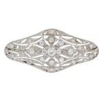 Brooch, 1940s-50s, art déco