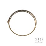 Bransoletka typu bangle z rubinami, początek XX wieku