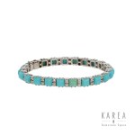 Turquoise bracelet, 2nd half of the 20th century