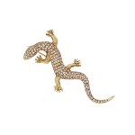 Brooch in the form of a lizard, Italy 20th century