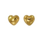 Heart earrings, France, contemporary