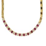 Ruby necklace, Western Europe, contemporary