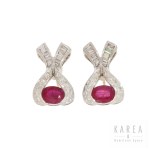 Earrings on sticks, 20th century
