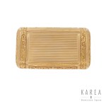 Gold snuff box, France, 1st half of the 19th century