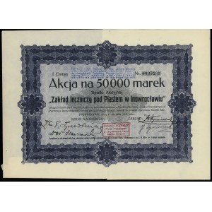 Poland, action for 50,000 marks, 4.08.1921, Inowrocław