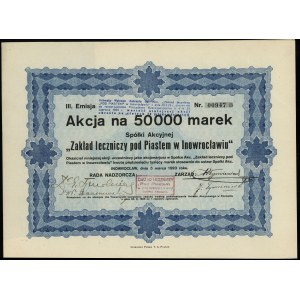 Polska, akcja na 50.000 marek, 5.03.1923, Inowrocław
