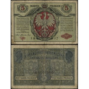 Poland, 5 Polish marks, 9.12.1916, General, Tickets, A