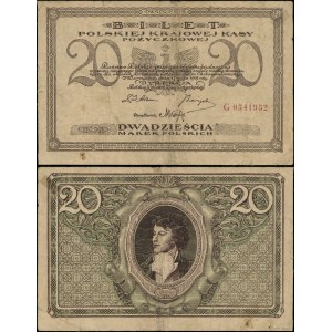 Poland, 20 Polish marks, 17.05.1919, G