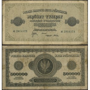 Polska, 500.000 marek polskich, 30.08.1923, AO siedmiocyfrowe