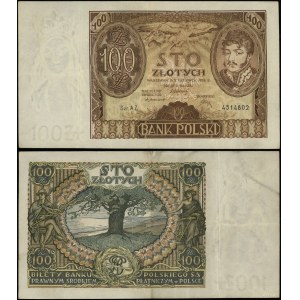 Poland, 100 zlotych, 2.06.1932, AZ, mark +X+