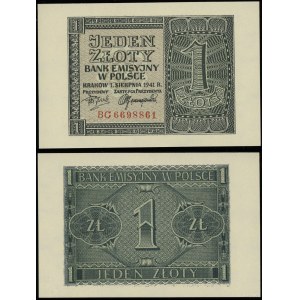 Polska, 1 złoty, 1.08.1941, BC