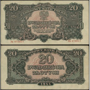 Poland, 20 zlotych, 1944, OBVIOUS, YA