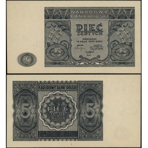 Poland, 5 zlotys, 15.05.1946