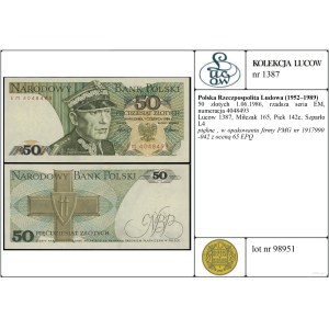Poland, 50 zloty, 1.06.1986, EM