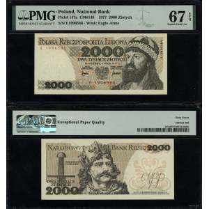 Poland, 2,000 zloty, 1.05.1977, E