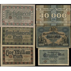 Germany, set of 6 banknotes