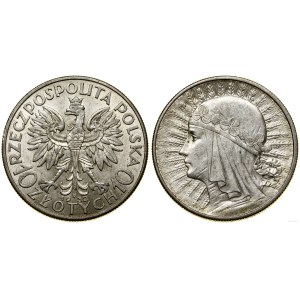 Poland, 10 zlotys, 1932, England