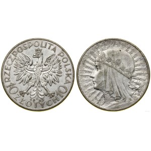 Poland, 10 zlotys, 1933, Warsaw.