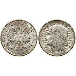 Poland, 5 zlotys, 1933, Warsaw