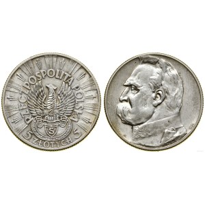 Poland, 5 zlotys, 1934 S, Warsaw