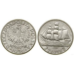 Polska, 2 złote, 1936, Warszawa