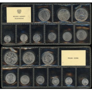 Poland, Polish aluminum coins set, Warsaw