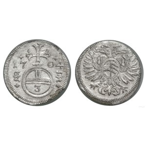 Silesia, greszel (3 fenigs), 1704, Opole