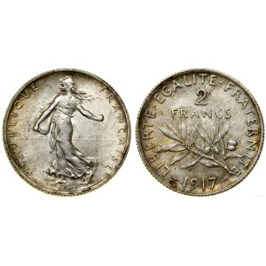 France, 2 francs, 1917, Paris