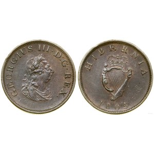 Ireland, 1/2 pence, 1805