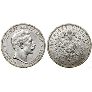 Německo, 5 marek, 1907 A, Berlín