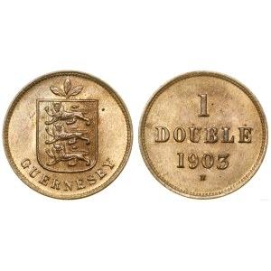 Wielka Brytania, 1 double, 1903 H, Birmingham