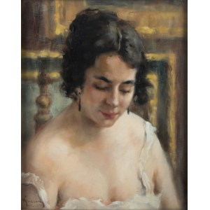 VITTORIO GUSSONI (MILANO 1893 - SANREMO 1968), Portret kobiety, 1923