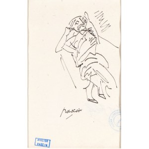 JULES PASCIN (Vidin 1885 - Parigi 1930), Créole, 1917