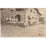 GIOVANNI BATTISTA CREMA (Ferrara 1883 - Roma 1964), Old houses in Rome