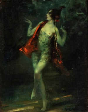 ARNULF DE BOUCHÉ (Monaco 1872 - Langkampfen 1945), Spanish lady, 1913