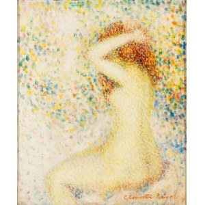 GIUSEPPE COMINETTI (Salasco 1882 - Roma 1930), Female nude, 1921