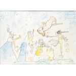 ROBERTO SEBASTIÁN MATTA (Santiago del Chile 1911 - Civitavecchia 2002), Libre demon space, 1972