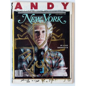 KEITH HARING (Pensylvánia 1958 - New York 1990), New York Magazine, 1987