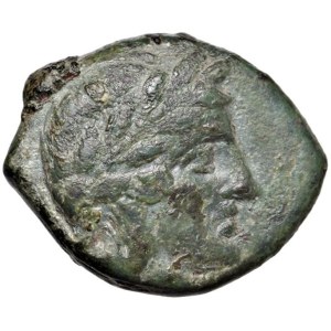 Greek Coins - § CAMPANIA Neapolis (325-320 a.C.) AE - D/ Testa di Apol...