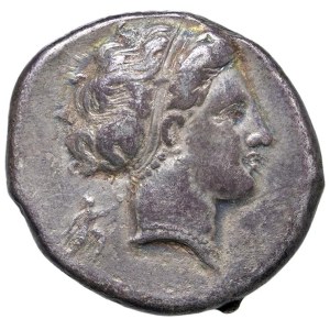 Greek Coins - § CAMPANIA Neapolis (300-275 a.C.) Didramma - D/ Testa d...