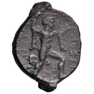 Greek Coins - § LUCANIA Poseidonia (350-290 a.C) AE - D/ Toro rivolto ...