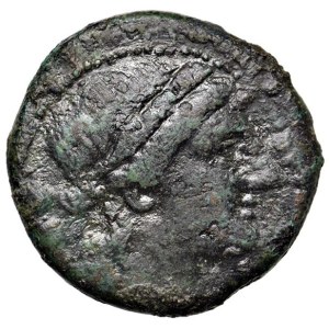 Greek Coins - § LUCANIA Paestum (280-201 a.C.) Sestante - D/ Testa di ...