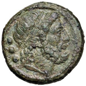 Greek Coins - § LUCANIA Paestum (280-201 a.C.) Quadrante - D/ Testa di...