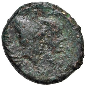 Greek Coins - § LUCANIA Paestum (90- 44 a.C.) Triente - D/ Teste di di...