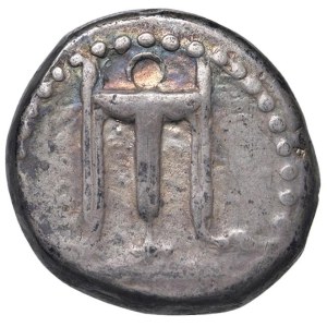 Greek Coins - § BRUTTIUM Kroton (450 a.C.) Statere - D/ Tripode e OPO ...