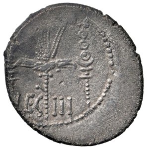 Roman Republican Coins - § Marco Antonio (43-33 a.C.) Patrasso - Denar...