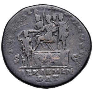 Imperial Roman Coins - § Lucio Vero (161-169) Sesterzio - D/ Testa lau...