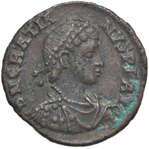 Imperial Roman Coins - § Graziano (367-383) Heraclea - Follis - RIC 16...