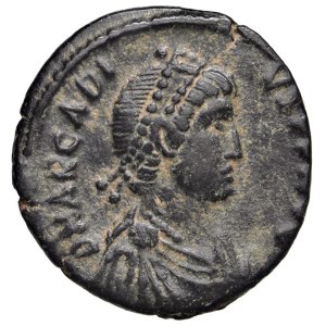 Imperial Roman Coins - § Arcadio (395-408) Costantinopoli - AE - RIC X...