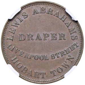 Foreign Coins - AUSTRALIA Tasmania coniazione d'emergenza Mezzo Penny ...